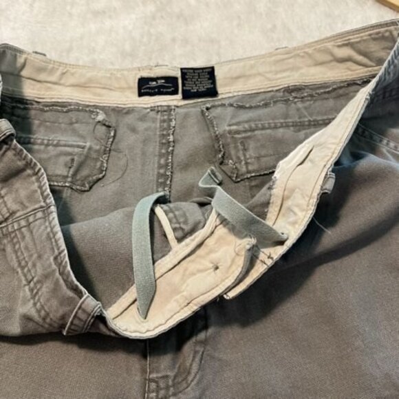 Bailey's Point Mens Gray Cargo Shorts Cotton Blend Summer Hiking Size 40 - Picture 8 of 12